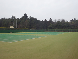 福知山市三段池公園テニスコート改修